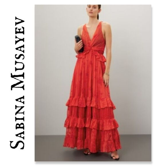 Sabina Musayev Camellia Dress From Rent The Runway - Picture 1 of 10